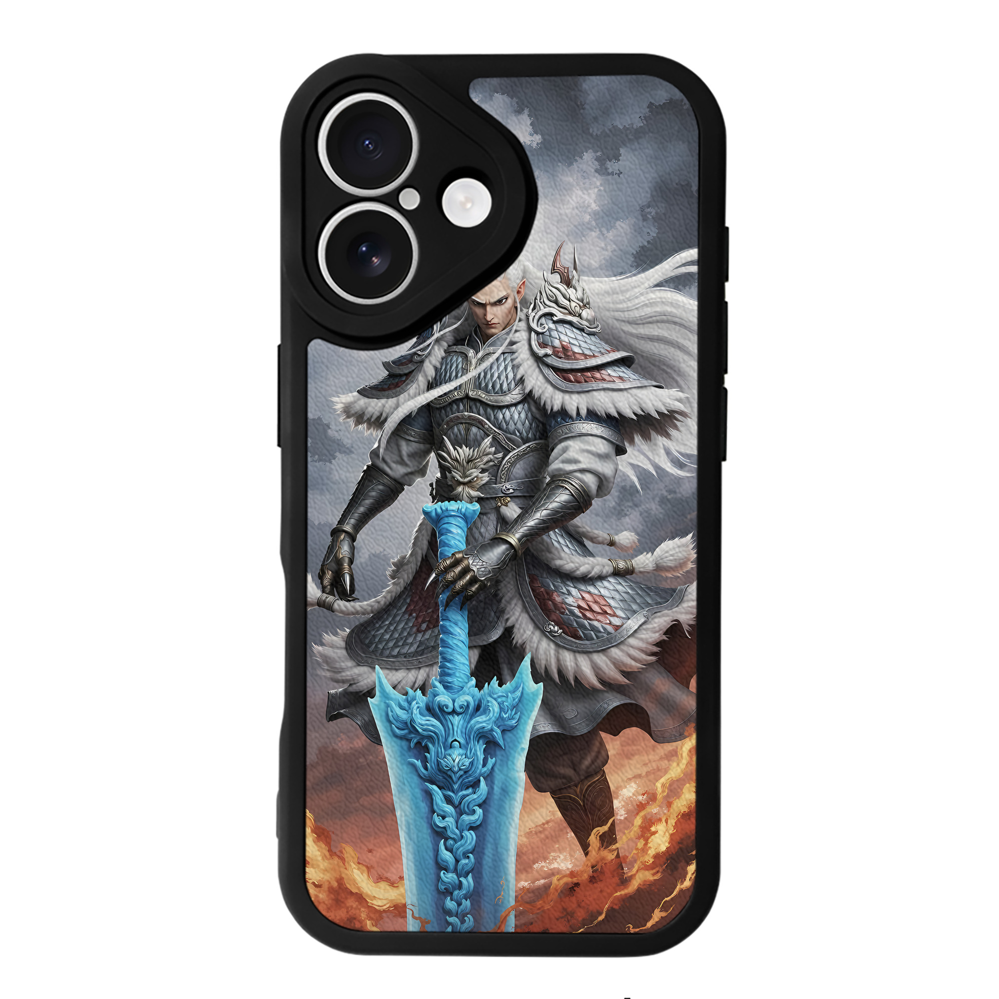（画像用） Ne Zha 2 ナタ 魔童の大暴れ 【iPhone 16シリーズ対応】シリコンスマホケース（レザー調） 材質：シリコン